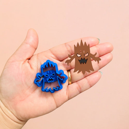 Spooky Tree Clay Cutter, Halloween Clay Cutter, Halloween Clay Accessories,