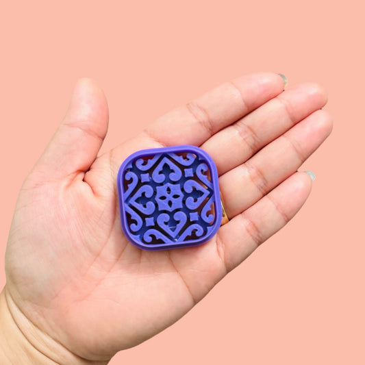 Moroccan Tile I polymer clay | Polymer clay tile cutter