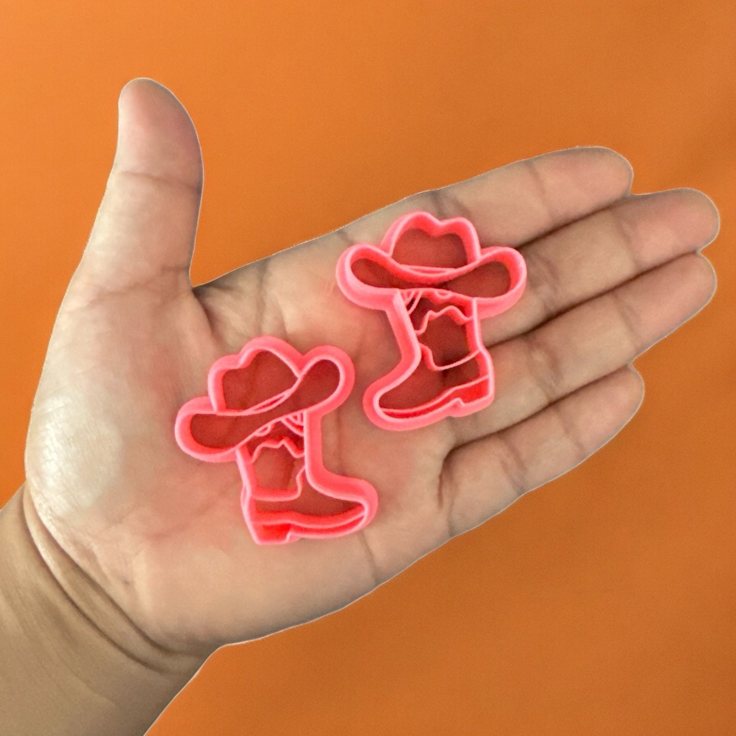 Boots and Texan Hat Set Polymer Clay Cutter | Unique clay cutter