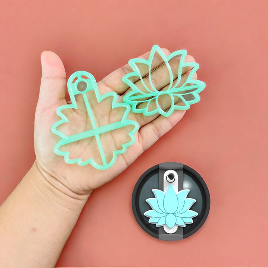 Lotus Stanley Topper, 30oz - 40oz sizes Polymer Clay cutter
