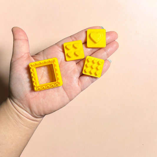Love stamp polymer clay cutter