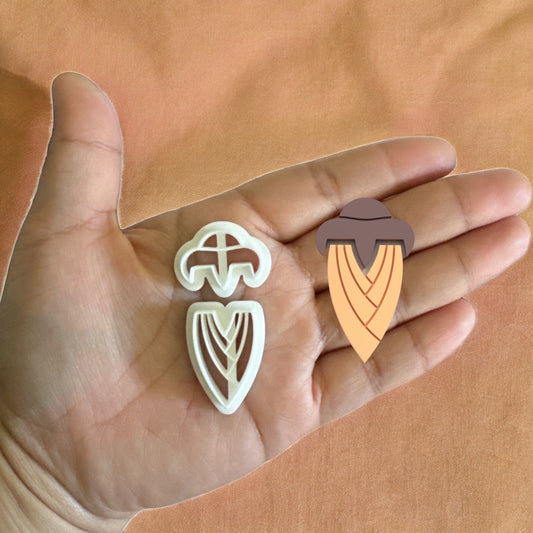 Macrame Earring I polymer clay cutter | Unique clay cutter