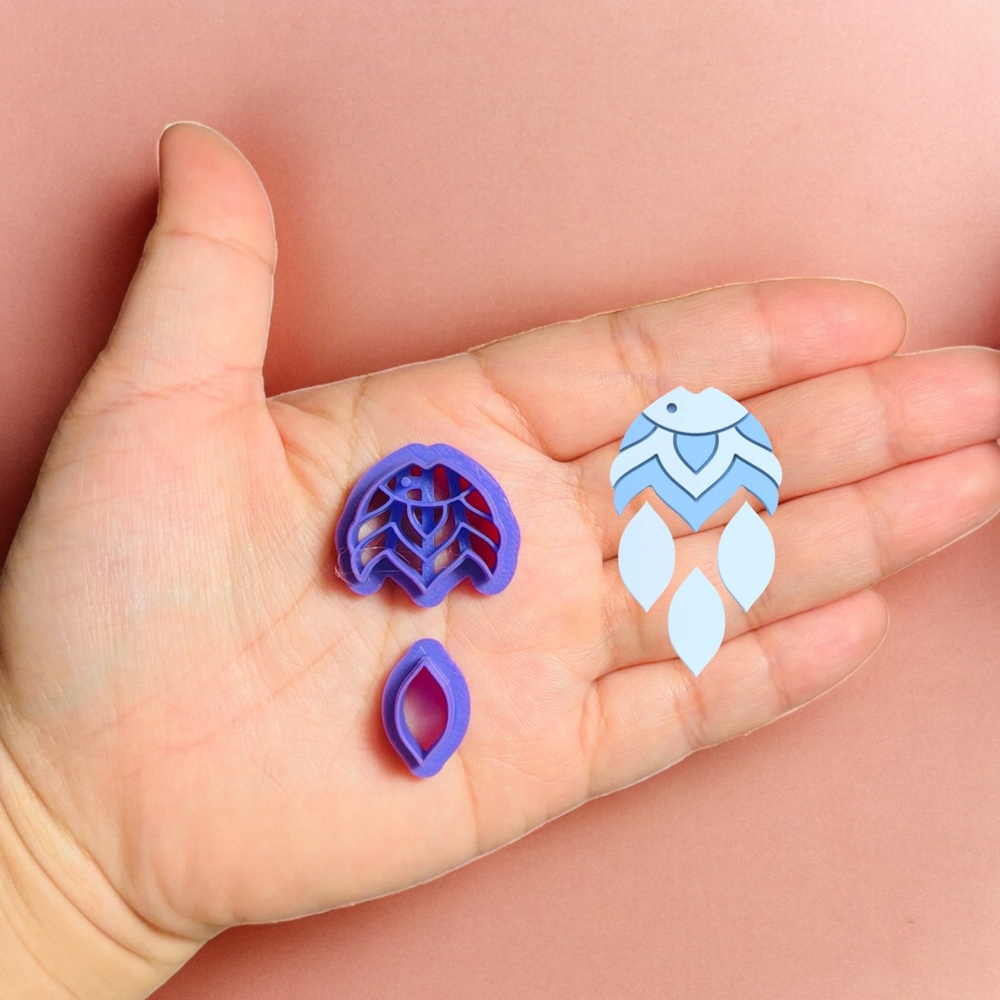 Fish Combo Earring Polymer clay cutter