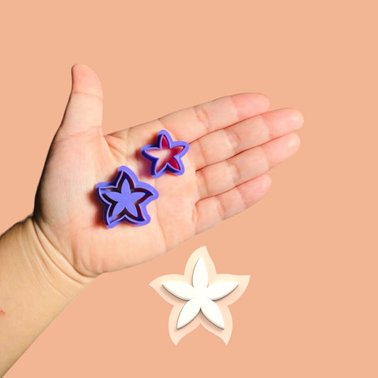 Starfish with Precious Stones Clay Cutter, Summer Clay Cutter