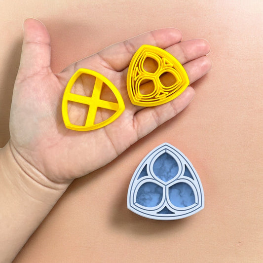 Small Gothic Frame B Clay Cutter, Polymer Clay Cutter,