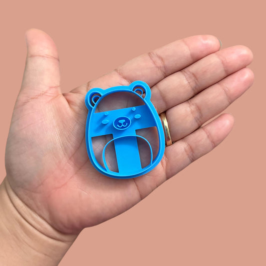 Squish Bear  Polymer Clay cutter