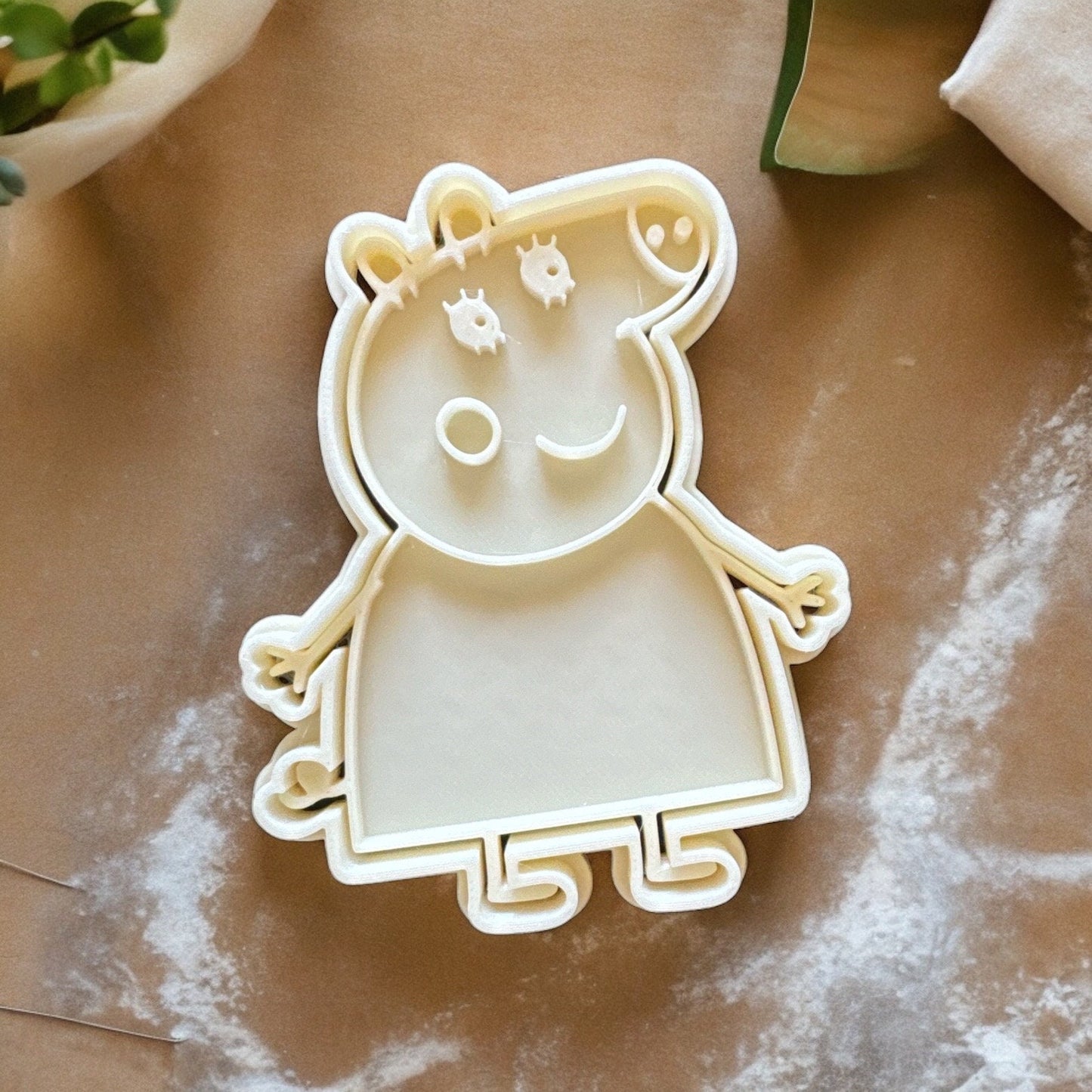 Peppa pig - Cookie Cutter - Stamp - Fondant Cutter