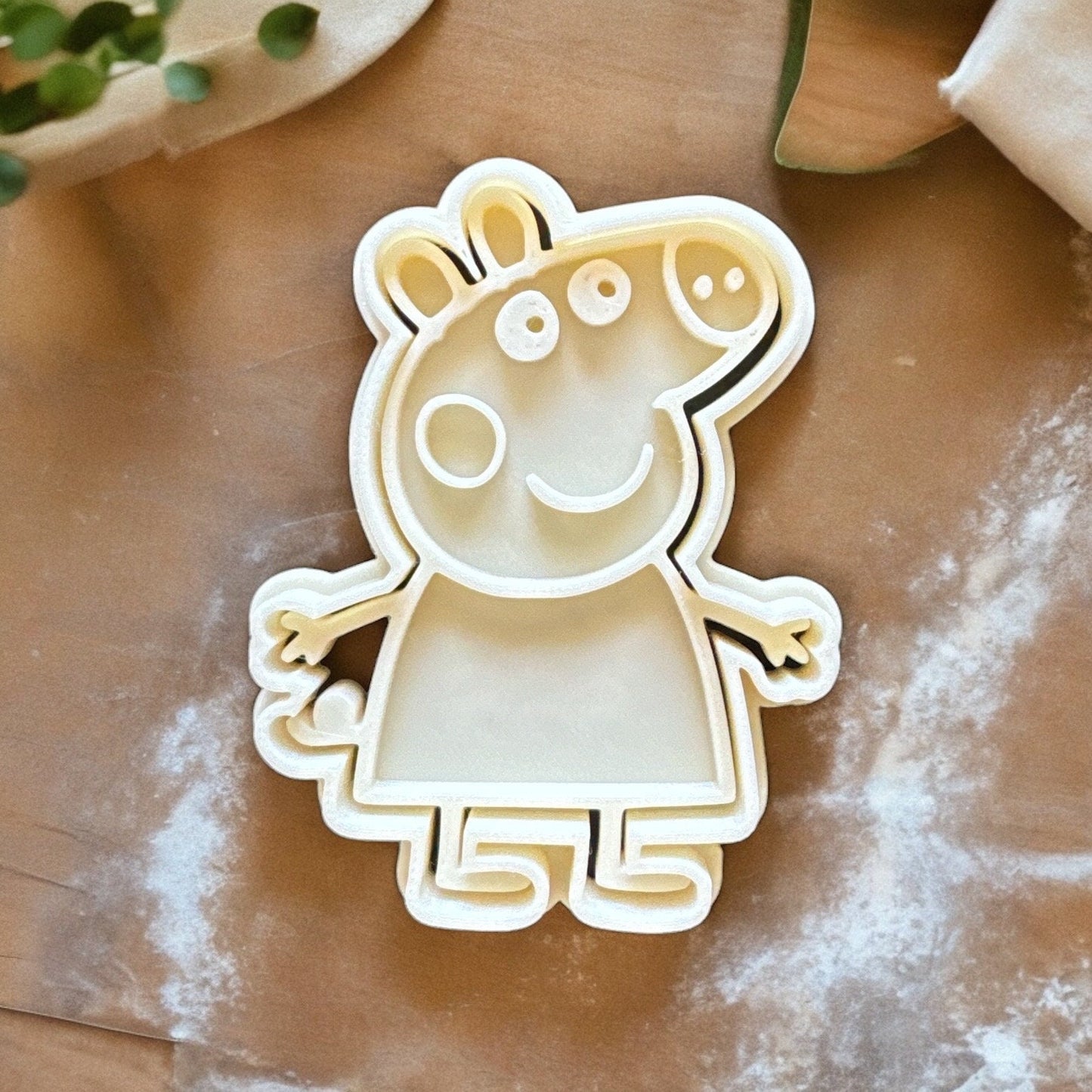 Peppa pig - Cookie Cutter - Stamp - Fondant Cutter