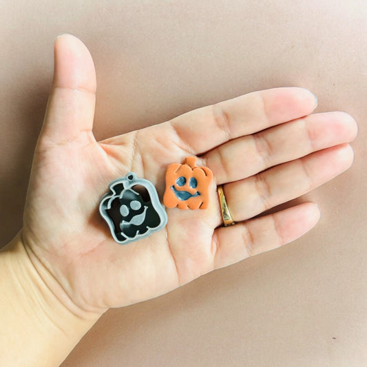 Square Pumpkin Polymer clay cutter