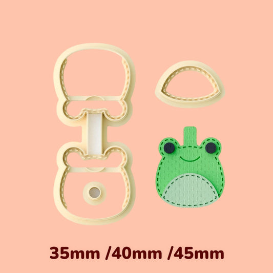 Frog  Keychain clay cutter