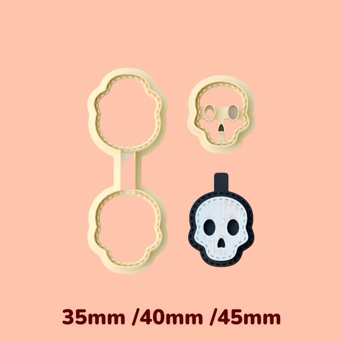 Skull Keychain clay cutter