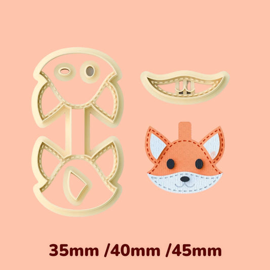 Fox Keychain clay cutter