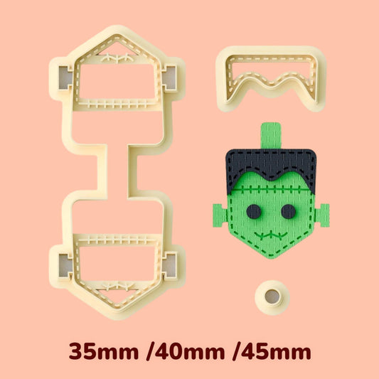 Frankenstein Keychain clay cutter
