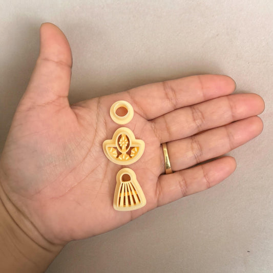 Ceramic Azulejo-Style Earring V