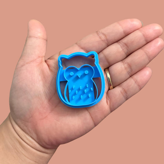 Squish Owl  Polymer Clay cutter