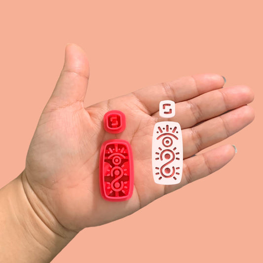 Aztec-Style Earring N Clay Cutter