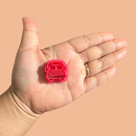 School bus Polymer clay cutter