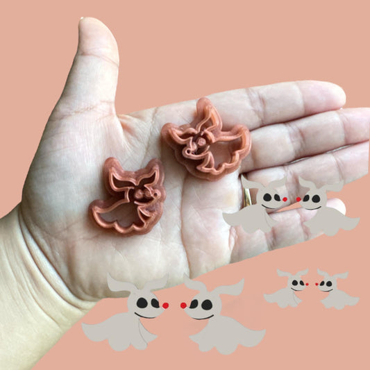 Ghost Dog clay cutter  mirrored set