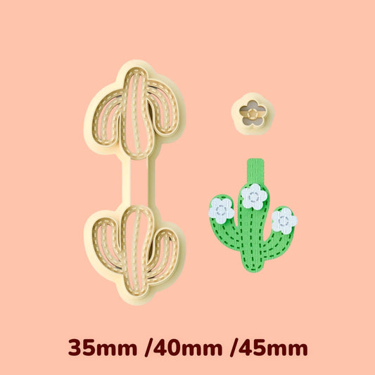 Cactus Keychain clay cutter