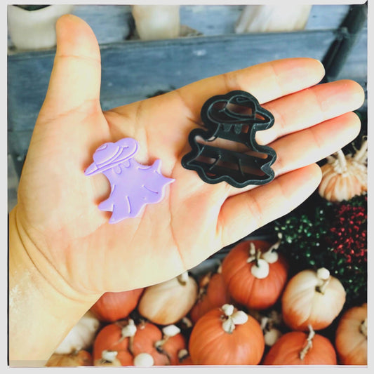 Cowboy Ghost A Halloween Clay cutter