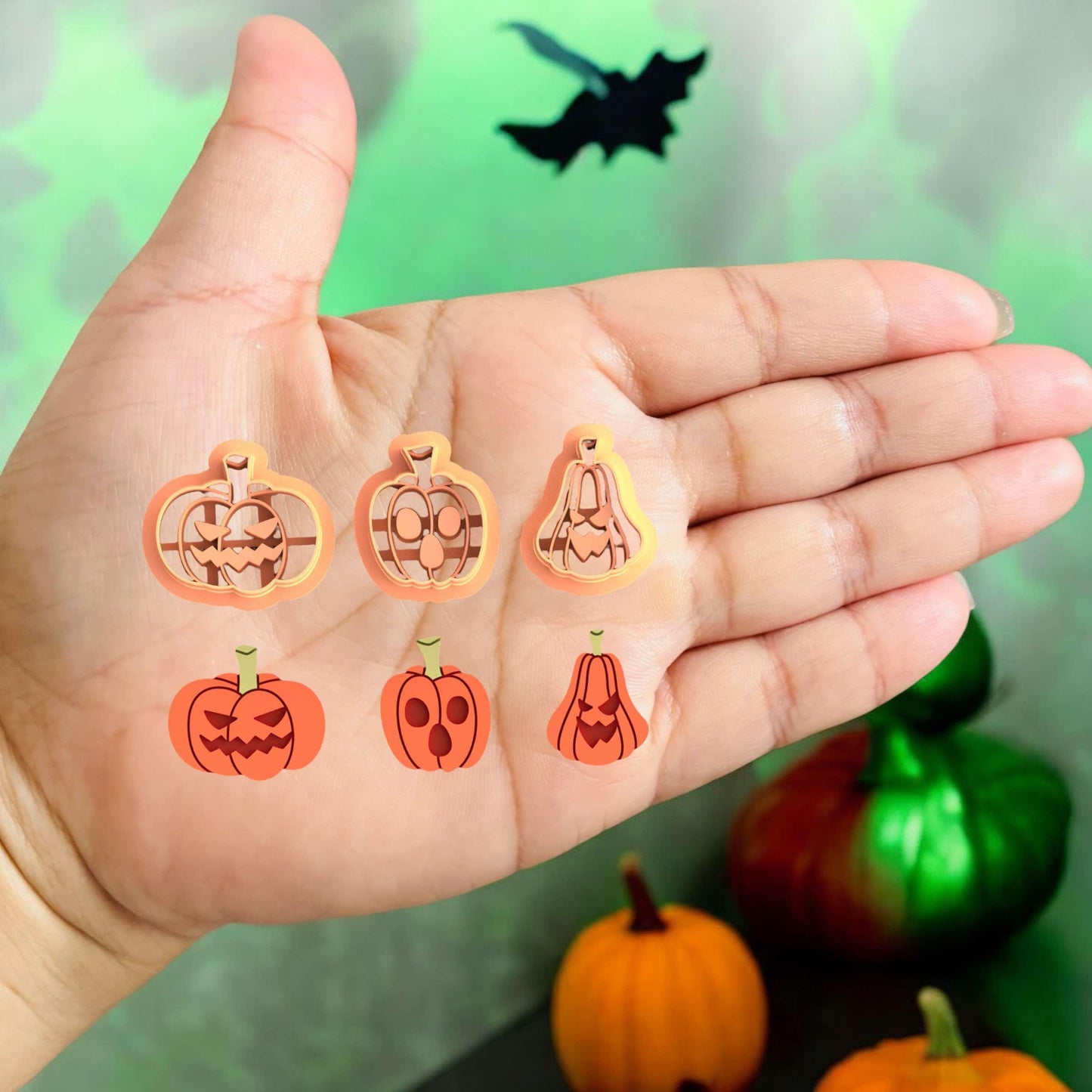 Spooky Pumpkin Pack clay cutter