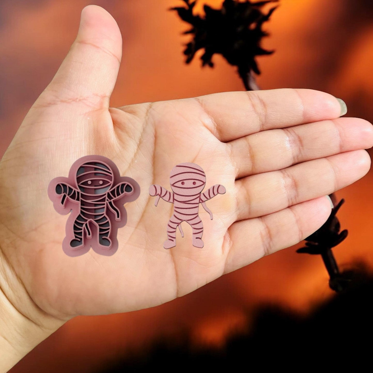 Mummy Halloween Clay cutter
