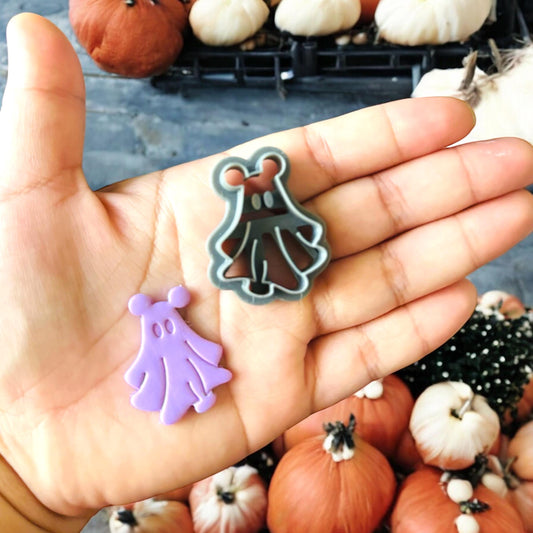 Ghost M style Halloween Clay cutter