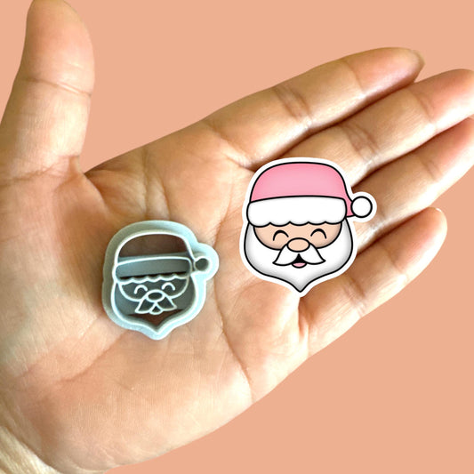 Santa    Clay cutter | Polymer clay