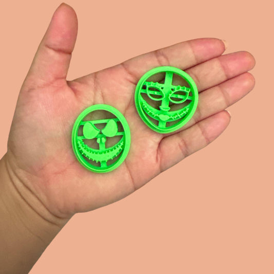 Jack Sally Polymer  clay cutter  | Halloween clay cutter