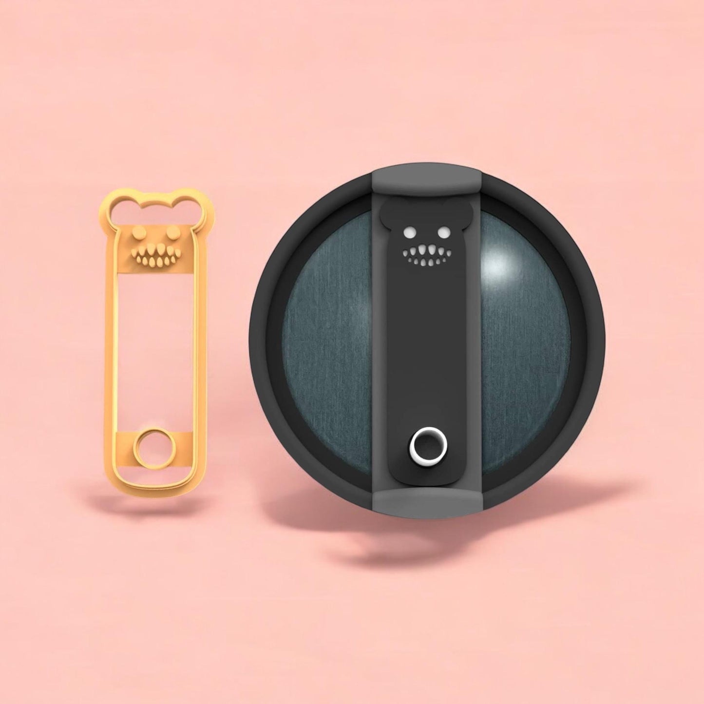 Scary bear topper cutter | halloween clay cutter