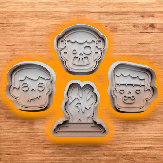 Halloween - Cookie Cutter - Stamp - Fondant Cutter