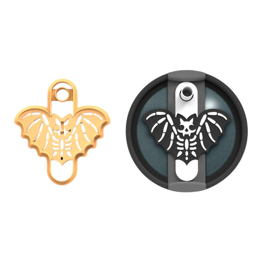 Skelton Bat Tumbler topper cutter | halloween clay cutter