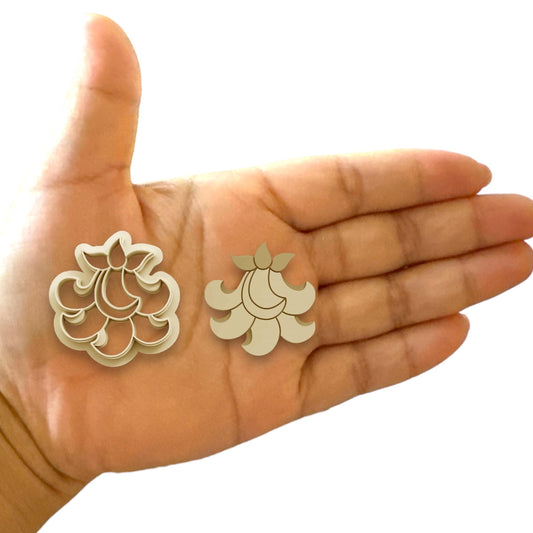 Earring Flower  Polymer clay cutter