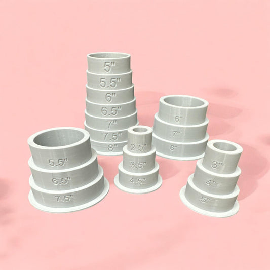 Bracelet sizing mandrel  / Polymerclay flat beads