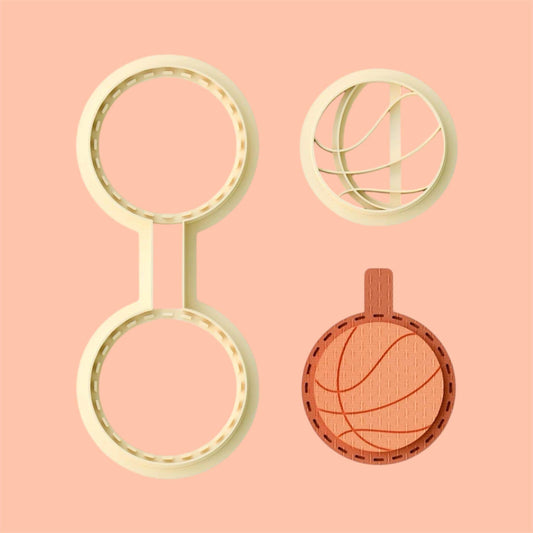Basket Ball Keychain clay cutter