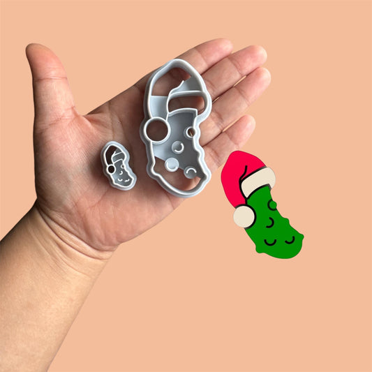 Christmas Pickles Polymer Clay cutter