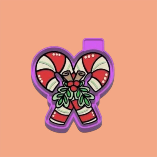 Candy Cane Freshie Silicon Mold / Molder