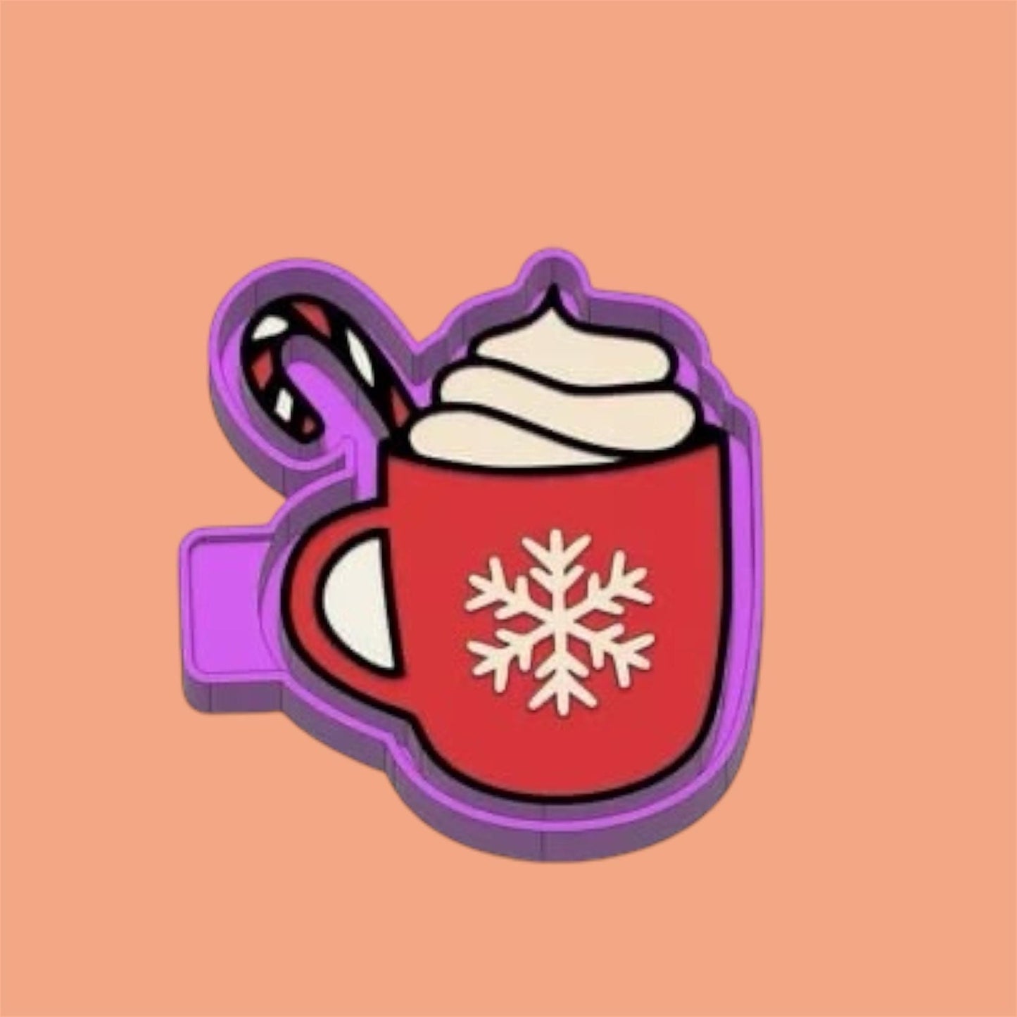 Christmas Cup Freshie Silicon Mold / Molder
