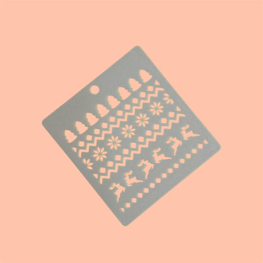 Christmas  stencil | Clay stencil | baking stencil