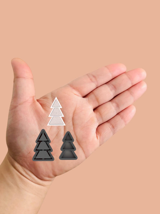Tree 20 Christmas Polymer Clay Cutters