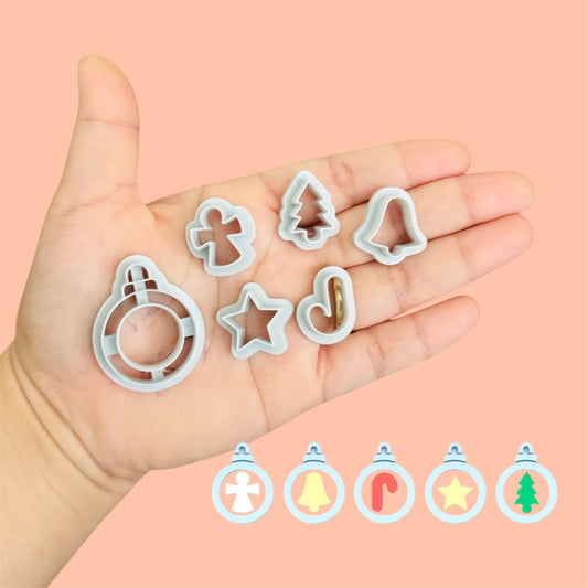 Christmas Toys Pack B Clay Cutter, Winter Earring Cutters, Christmas Clay Cutters