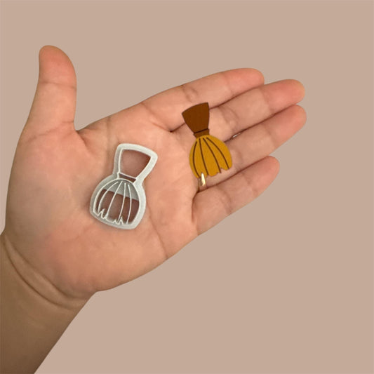 Broom polymer clay cutter | Unique clay cutter |