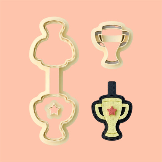 Trophy  Keychain clay cutter