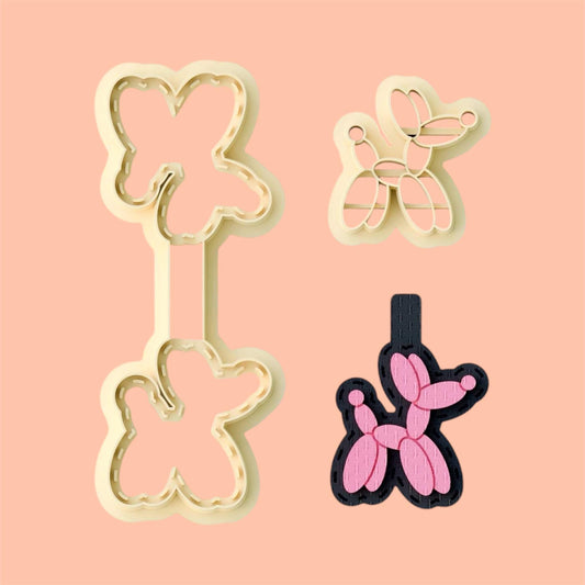 balloon Dog Keychain clay cutter