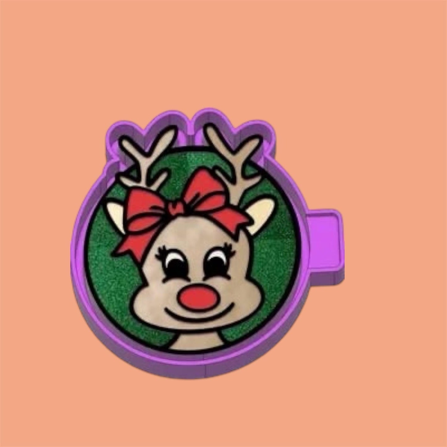Cute Reindeer   size  Freshie Silicon Mold / Molder