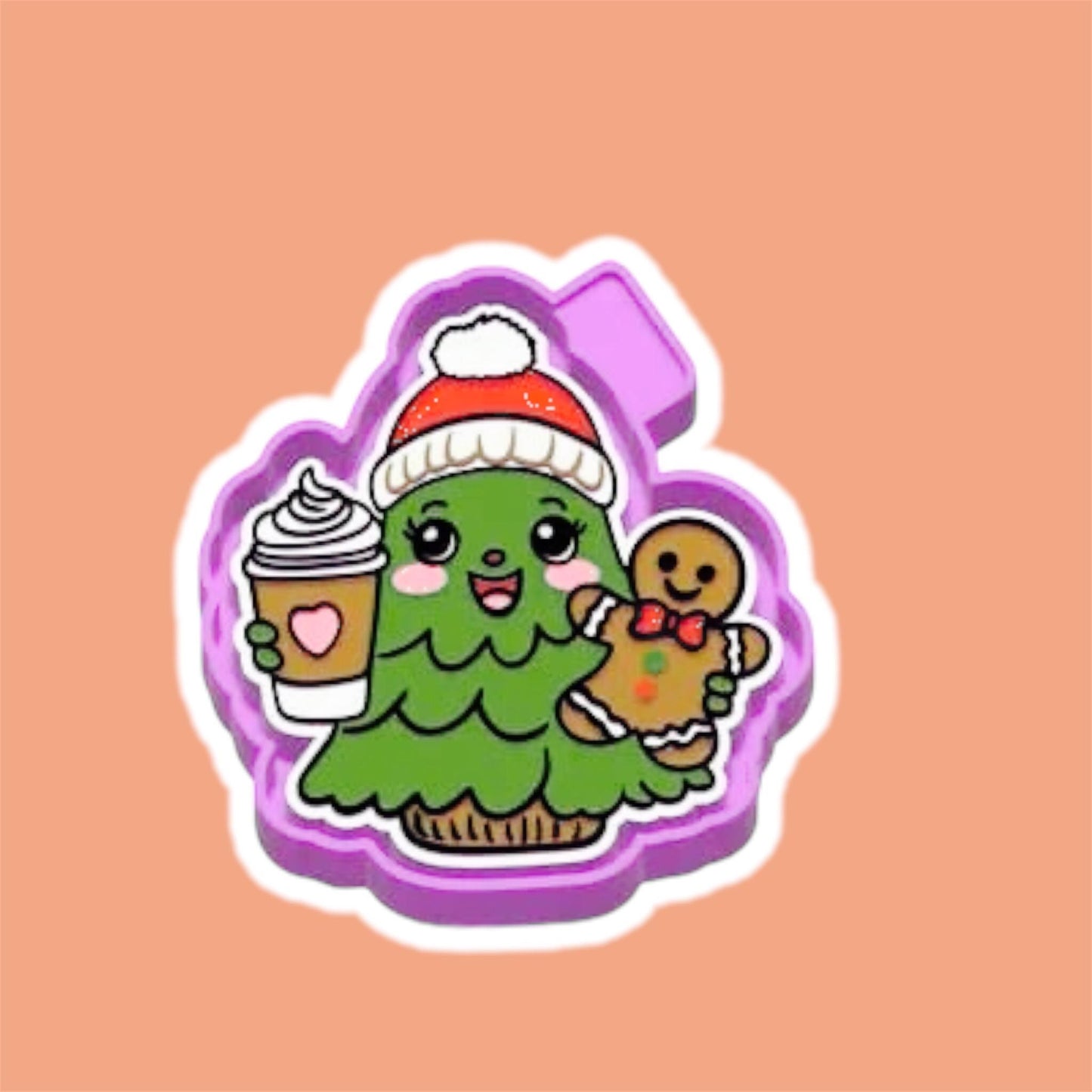Christmas tree cuttie  Freshie Silicon Mold / Molder