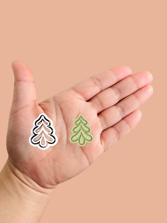 Tree 19 Christmas Polymer Clay Cutters