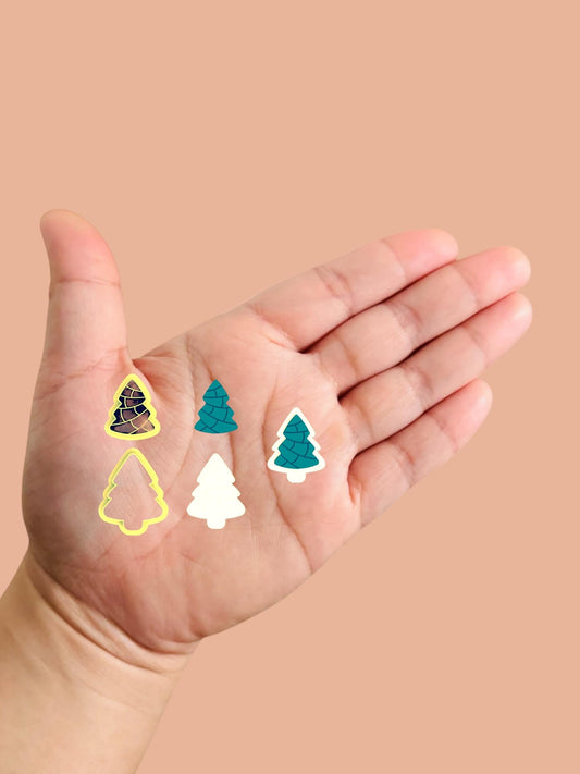 Tree Concha  Christmas Polymer Clay Cutters