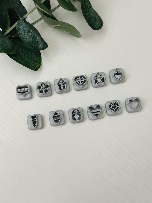 Valentine's day B Mini Cutter set