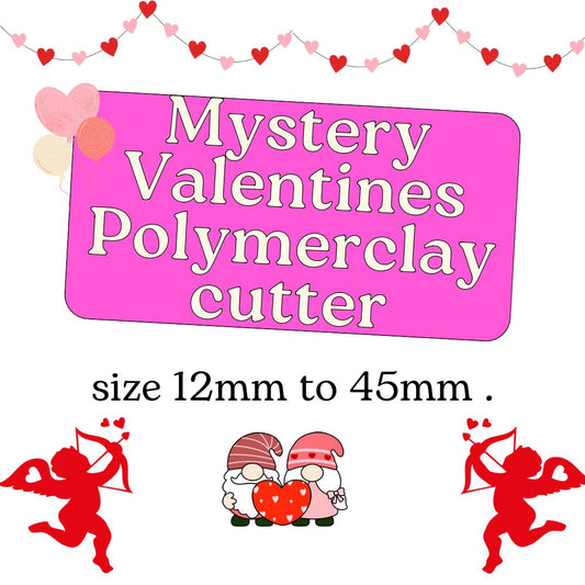 Valentines Clay Cutter Mystery box of 35pcs